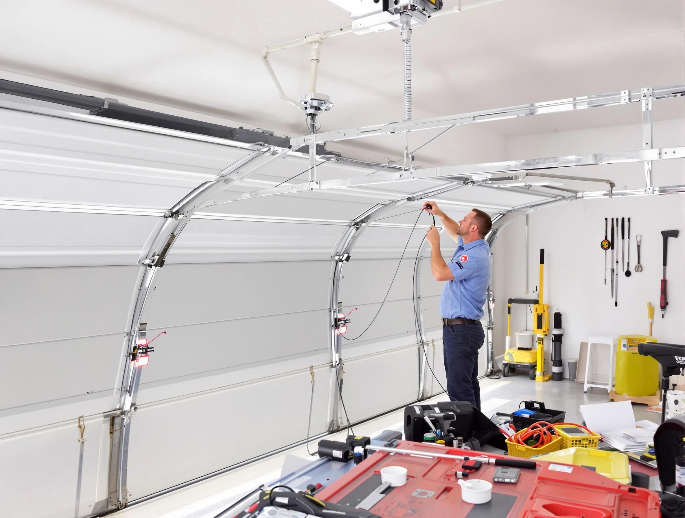 Garage door cable repair service by Concord Garage Door Repair in Concord